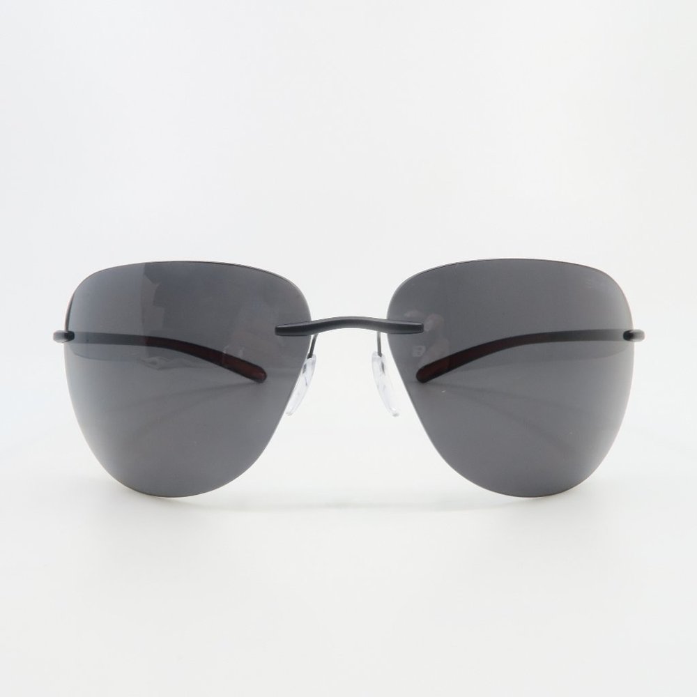Silhouette BAYSIDE 8729 75 9140 Black/Black Dark Grey Polarized New Sunglasses. - Picture 2 of 10